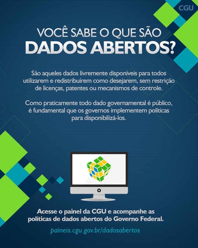 CGU promove Curso online de Capacitação Online sobre a Construção de Planos de Dados Abertos (PDA) 